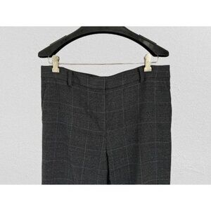 Brooks Brothers Saxon Wool Trousers Strait Cut Pants Gray Size 10